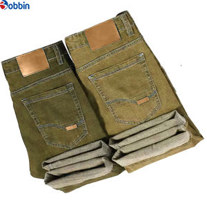 กางเกงยีนส์ขาสั้นผู้ชายสั่งทำ กางเกงยีนส์ขาสั้นผู้ชายแฟชั่นสตรีทแวร์ฤดูร้อนทรงตรงหลวม กางเกงยีนส์ขาสั้นสำหรับผู้ชาย - Product Image 1