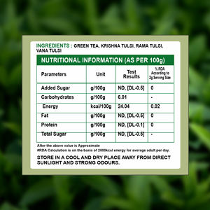 Té Verde Tulsi Tvoy 20 Bolsitas 36g – Té Natural Antioxidante y para el Alivio del Estrés - Product Image 5