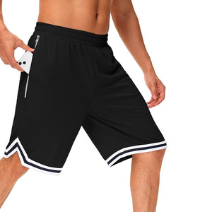 Pantalones Cortos de Baloncesto para Hombre de 11 Pulgadas de Largo - Deportivos, de Malla, por Debajo de la Rodilla, para Gimnasio y Entrenamiento, con Bolsillos con Cremallera, de Secado Rápido y Ligeros - Product Image 1