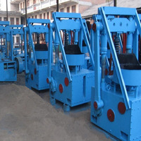 Nouvelle extrudeuse de briquettes de charbon et de nid d'abeille Bohan à prix d'usine, 50 pièces/min, avec moteur AC et roulement, machine de fabrication de briquettes