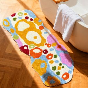 Tappetino da Bagno Boho Chic Ultra Morbido ad Asciugatura Rapida, Design Astratto Vivace, Antiscivolo, Comfort Lussuoso, Tappeto da Bagno Colorato - Product Image 2