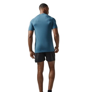 Camiseta Deportiva para Hombre, de Manga Corta, Corte Regular, Cuello Redondo, Ecológica, Transpirable, de Algodón y Fibra de Bambú - Product Image 6