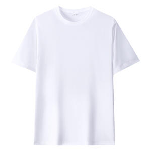Nouveaux designs 2026 – T-shirt homme 100 % coton couleur unie, haute qualité, manches courtes, col rond, streetwear d'été – Vente en gros au meilleur prix - Product Image 5