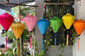 HIGH QUALITY BLUE LOTUS Aluminum Alloy Backdrop Decorative Hanging <b>Light</b> Environment-Friendly Handmade Outdoor Use for Boutique - Product Image 5
