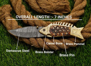 UA Supplies Customizable ODM/OBM Industrial/DIY Grade Damascus Steel 58 HRC Drop Point Honeycomb Wood Handle Razor Sharp <b>Knife</b> - Product Image 3