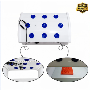 Simulador de entrenamiento laparoscópico rectangular con pinzas, tijeras y accesorios para práctica quirúrgica. - Product Image 2