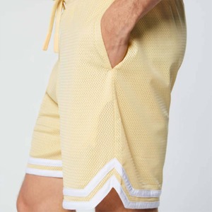 Custom Logo 2-in-1 Mesh <b>Shorts</b> with Built-in <b>Compression</b> Liner Wholesale Gym Performance Gear - Product Image 5