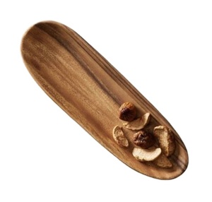 New Arrival Oval Wooden Decorative Tray Trending Wooden Cheese Board Rectangular Serving Tray for Home and Office Use - Product Image 1
