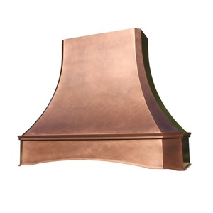 Best Design Handmade Attractive Design Fire Place <b>Kitchen</b> Fire Place Range Hood Canopy Chimney wall mounted canopy Rivets - Product Image 4