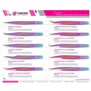 Pince à épiler à pointe en fibre à maintien fort pour marque privée, pince à épiler personnalisée pour extensions de cils, pince à cils en bande, outils pour faux cils - Product Image 6