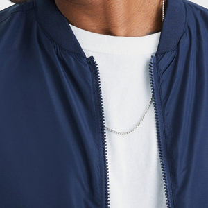 Blouson Bomber Homme Personnalisé en Usine, Respirant et Coupe-Vent, Style Hip Hop avec Col Montant pour l'Hiver - Product Image 3