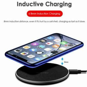 Chargeur sans fil rapide 20W compatible avec Samsung pour iPhone XS Max X XR 12 13 Pro Adaptateur de charge Premium - Product Image 6