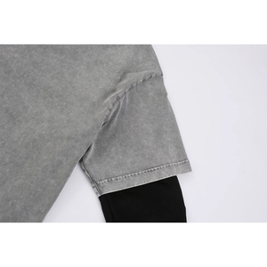 เสื้อยืดคุณภาพสูงสองชั้น แขนยาว ซักแบบ Stone Washed ทรงโอเวอร์ไซส์ ใส่ได้ทั้งชายและหญิง ผลิตจากผ้าฝ้าย 100% ระบายอากาศได้ดี - Product Image 5