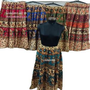 Cotton Printed <b>Skirts</b> Wholesale Cotton <b>Wrap</b> <b>Skirts</b> Women Long <b>Skirts</b> Cotton Long <b>Skirts</b> Bohemian Printed Long <b>Skirts</b> From India - Product Image 1