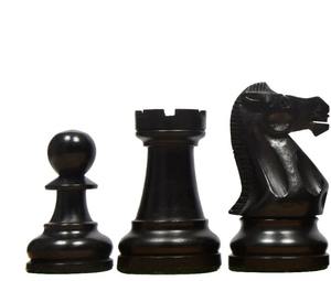 Pions d'échecs en bois de qualité supérieure, série Staunton américaine, poids King 4.1, au meilleur prix - Product Image 1