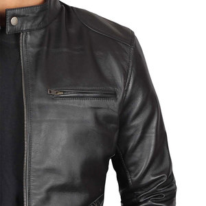 New Arrival Custom Windproof Casual Men <b>Leather</b> <b>Jackets</b> Stylish Fashion High Quality Men <b>Leather</b> <b>Jackets</b> - Product Image 4