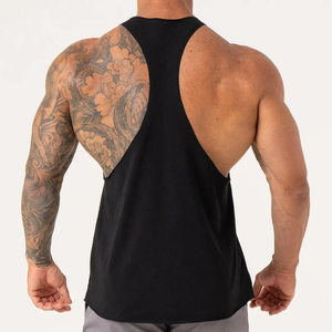 Débardeur de musculation pour homme, coupe stringer, dos nageur, sans manches, séchage rapide, pour entraînement sportif et fitness - Product Image 2