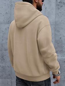 Sudaderas con Capucha para Hombre, 100% Algodón, Peso Pesado, Calidad de Lujo, Corte Regular, Estilo Urbano, Sudadera con Capucha, Impermeable y Resistente al Viento - Product Image 5