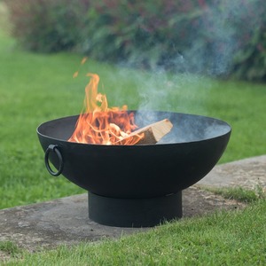Contemporary Metal Fire Pit for Stylish Backyard Relaxation - Product Image 3