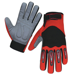 Guantes Mecánicos de Cuero de Alto Rendimiento, Protección Laboral, Antiabrasión, Resistentes a Impactos - Product Image 4