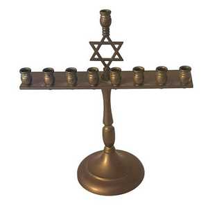 Nueva Menorah de Alta Demanda para Villas, Sinagogas y Templos, Iluminación Decorativa de Mesa, Portavelas de Hanukkah - Product Image 6