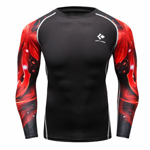 Maillot de bain Rash Guard pour homme, protection UV, manches longues, séchage rapide, vêtements de sport pour la plage et le surf - Product Image 5