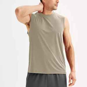 Breathable & High Quality Tank Top Comfortable Quick Dry <b>Running</b> And Fitness Wear Summer Workouts Men's Tank Tops - Product Image 5
