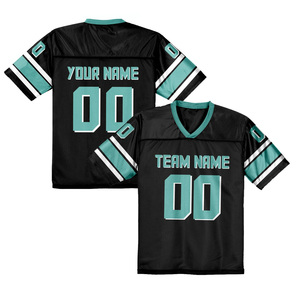 Jersey de Fútbol Americano Premium que Absorbe la Humedad, Tela Fina sin Relleno, Logotipo Personalizado Impreso, Jersey Transpirable para Juegos de Equipo - Product Image 4