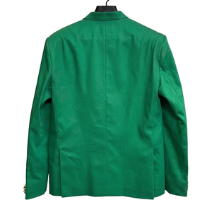 Blazer de Algodón Verde para Hombre, Estilo Torneo, Chaqueta Deportiva Verde Clásica Estilo Campeón, Chaqueta Ligera de Dos Botones - Product Image 5