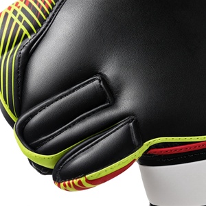 Professional Goalkeeper Gloves Negative Cut Sublimation Print PU Leather Full <b>Finger</b> Non Slip Breathable Adjustable Wrist <b>Strap</b> - Product Image 2