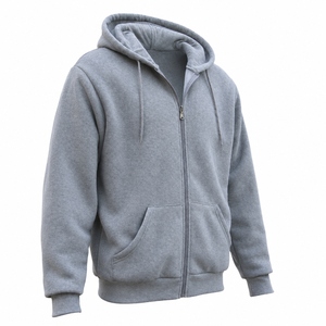 Sudaderas con Cremallera de Felpa 100% Algodón, Transpirables, Estilo Urbano, Sudaderas con Cremallera de Moda, Hechas en Pakistán, el Mejor Diseño - Product Image 2