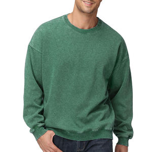 Nouvel Arrivage – Vente Flash Usine OEM – Pull Hiver Homme 100% Coton Polaire Haute Qualité Respirant Séchage Rapide Coupe Classique Col Rond - Product Image 5