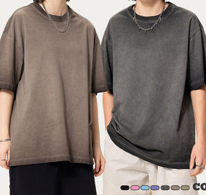 เสื้อยืดขายดี เสื้อยืดโอเวอร์ไซส์ ขายส่ง เสื้อยืดวินเทจคุณภาพสูง ล้างสีแบบแอซิด เสื้อยืดหนานุ่ม สตรีทแวร์ เสื้อยืดยูนิเซ็กซ์ - Product Image 4