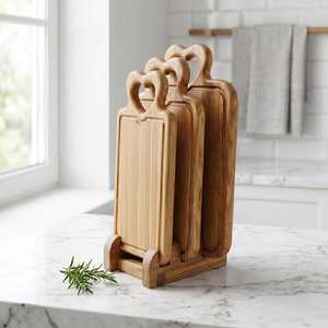 Plan de travail de cuisine en bois d'érable massif à prix abordable pour la viande - Product Image 1