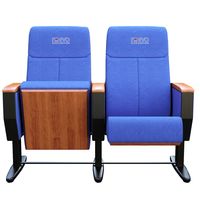 Chaise d'auditorium moderne, mobile et pliable, pour université, salle, école, cinéma, église, théâtre, hôpital, en tissu et bois