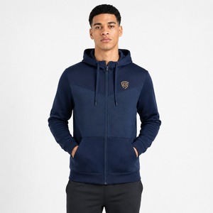 Sudadera con capucha y cremallera de alta calidad para hombre, transpirable, con cremallera completa, para moda urbana, aventuras al aire libre y comodidad diaria. - Product Image 1