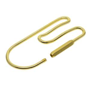 Llavero con cierre de rosca, anillo de metal seguro con hebilla de bloqueo para llaves de joyería DIY - Product Image 4