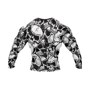 เสื้อรัดรูปบีเจเจสำหรับผู้ชาย ขายตรงจากโรงงาน แขนยาว ระบายอากาศได้ดี เป็นมิตรกับสิ่งแวดล้อม ป้องกันรังสียูวี พิมพ์ลายดิจิตอลด้านหน้าตามสั่ง - Product Image 3