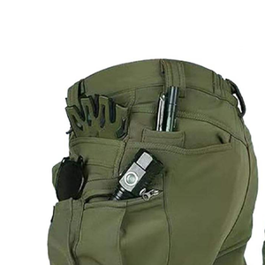 Men's Olive Green Hunting Suit And Set Waterproof Soft <b>Shell</b> Hunting Wear Full Sleeve Solid Color Autumn Outdoor Gear - Product Image 5