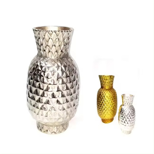 Nouveau vase à fleurs décoratif en métal argenté brillant pour la décoration de la table du salon à la maison, vases à fleurs en métal personnalisés - Product Image 3
