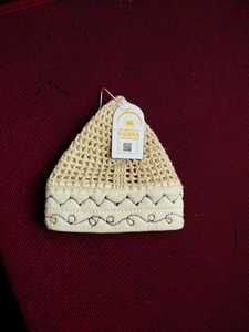 Bonnets Kufi en coton blanc tricotés à la main pour hommes, style musulman, pour usage quotidien, extérieur, décontracté, écologique, ajustables, toutes saisons - Product Image 3