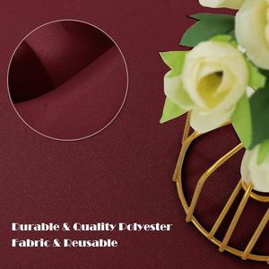 Tovaglia Rettangolare in Poliestere 70 x 70 Pollici, Antimacchia, Antipiega, Lavabile, Decorativa - Product Image 3