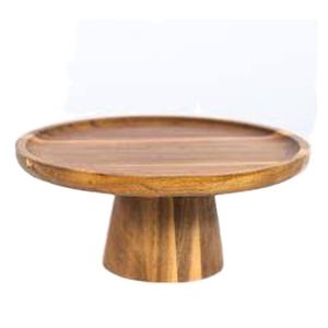 Herramientas de pastel de madera redondeadas personalizadas de la India al por mayor hogar mesa para hornear pastel de madera para restaurante fiestas soporte de pastel - Product Image 1