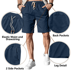 2026 Custom Logo <b>Blank</b> Summer Joggers Shorts Running Shorts Athletic Workout 100% Cotton Sweat Gym Streetwear Shorts for Men - Product Image 4