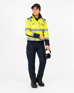 Uniformes d'aviation sur mesure à manches longues pour femmes - Modèle X Sports City XSC-W-RA-U-F1 |   Uniformes d'aviation OEM ODM |   Haute visibilité - Product Image 2