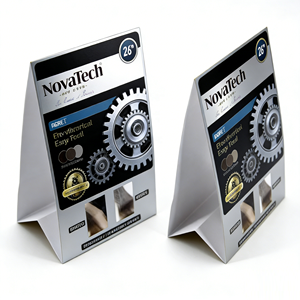 Expositor de Carteles A5 con Impresión Digital, Logotipo Personalizado, Superficie Barnizada, Papel Artístico, Letrero de Escritorio para Clubes y Negocios, Papel Offset de Lujo - Product Image 1