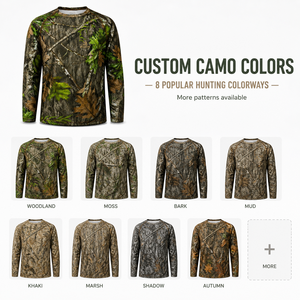Unisex Full Sleeve Camouflage Hunting Shirt Breathable Waterproof Windproof Coolmax Summer Outdoor Wear - Product Image 3