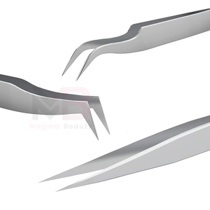 แหนบต่อขนตาสแตนเลสญี่ปุ่น ปลายโค้งมน แข็งแรง รับออกแบบโลโก้ตามสั่ง - Product Image 2