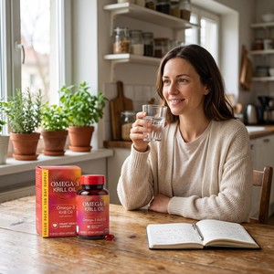 Gélules d'huile de krill oméga-3 en marque blanche OEM, 350 mg, 120 unités, soutien cardiaque, complément alimentaire, formule personnalisée, logo personnalisé - Product Image 5