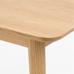 ARTERRA Premium Modern <b>Rustic</b> Rectangle Teak Wood <b>Dining</b> <b>Table</b> <b>Set</b> Tapered Leg <b>Table</b> Upholstered Chairs - Product Image 4